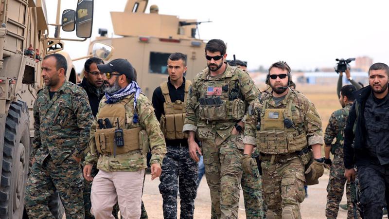 ABD askerleri Türkiye sınırında PKK'lılarla devriye geziyor