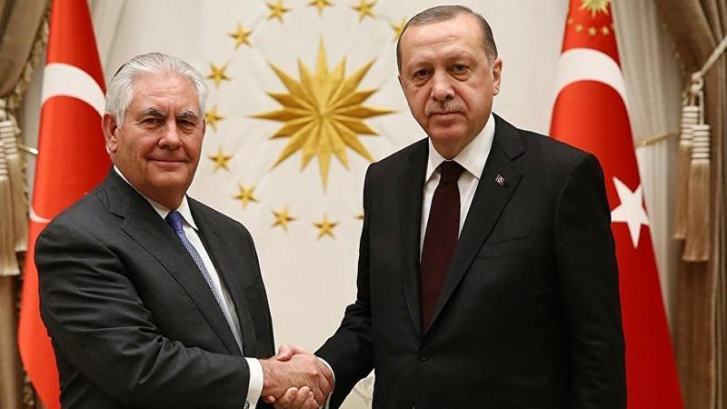 Erdoğan Tillerson görüşmesi sona erdi, karşılıklı ilk açıklamalar