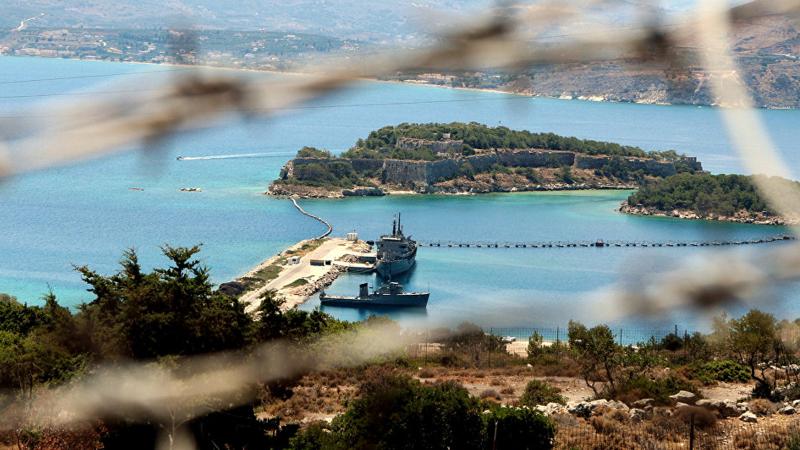 Yunanistan'ın Girit'te durduğu gemide patlayıcı çıktı
