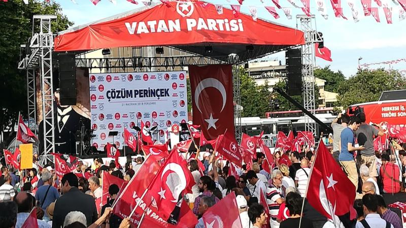 Perinçek İstanbul mitinginde konuştu: Türkiye'nin başına Atatürk geliyor!
