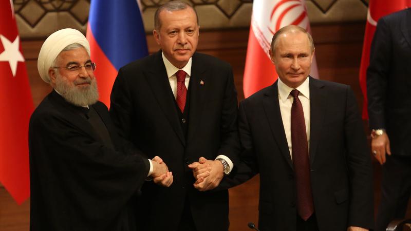 Türkiye-İran-Rusya liderlerinden ortak vurgu: Suriye bütündür!