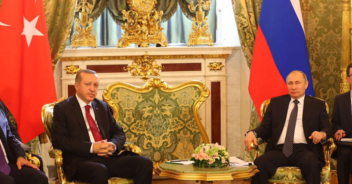 Erdoğan-Putin Kremlin Sarayı'nda buluştu