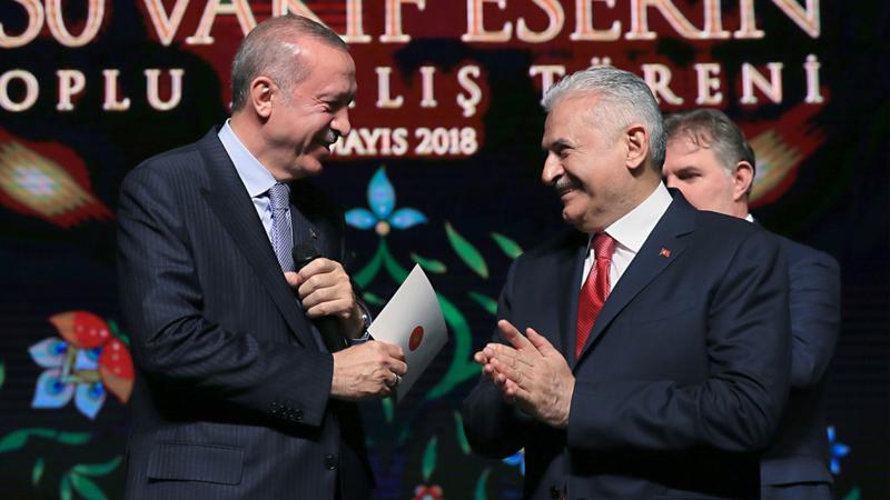 Erdoğan, Binali Yıldırım'a Devlet Şeref Madalyası takacak