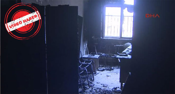 PKK'lılar 2 okulu ve diyaliz merkezini ateşe verdi