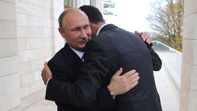 Putin Esad ile görüştü