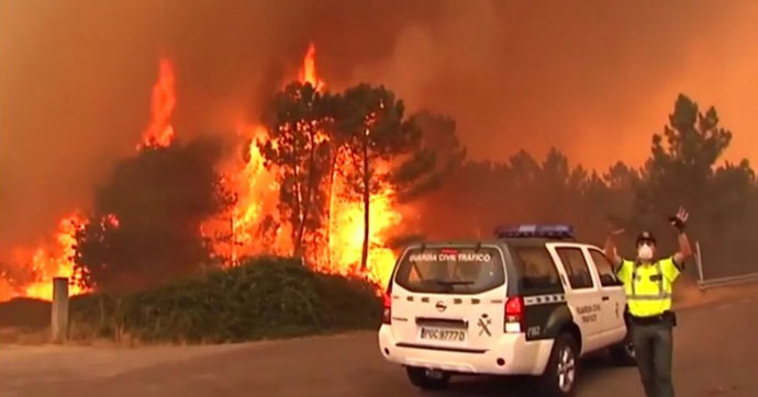 Portekiz'de yangın faciası!.. Çok sayıda ölü var!