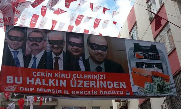 Bilal Erdoğan ve 4 bakanlı maskeli afişe beraat
