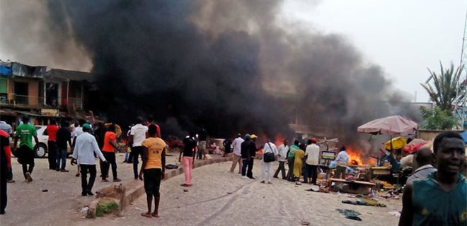 Nijerya'da bombalı intihar saldırısı!... 8 ölü, 7 yaralı!