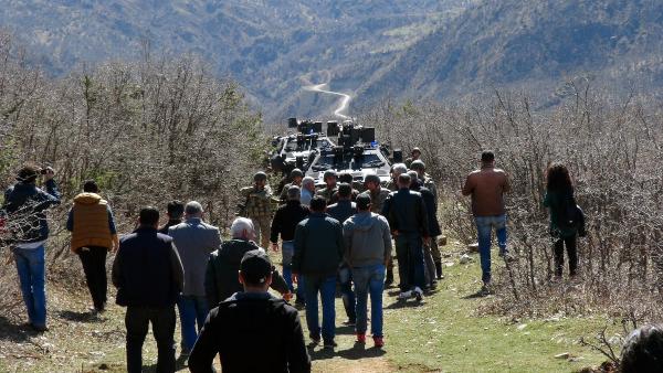 Tunceli'de taş ocağına köylülerden tepki